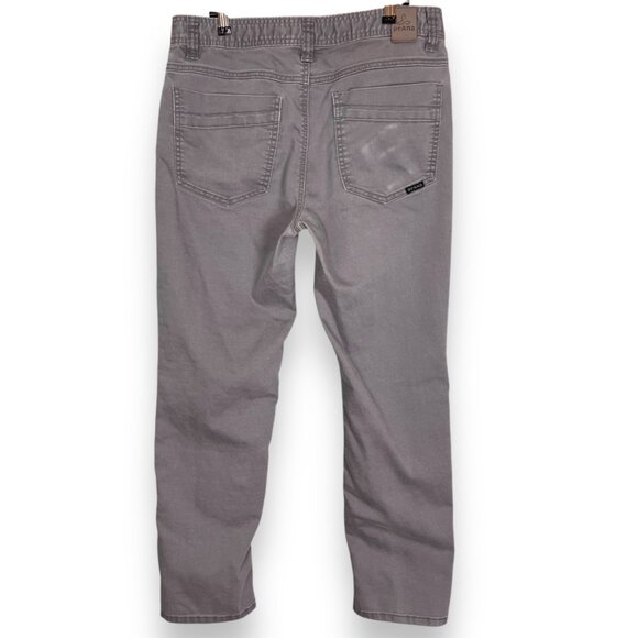 Prana Bridger Jean Gray Men Size 32/30 Stretch Cotton Pants Preowned Slim Fit - Picture 2 of 12